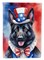 Caroline's Treasures German Shepherd Patriotic American Garden Flag